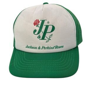 🌹vintage Royal Crown J&P Jackson & Perkins trucker hat snapback rose growers